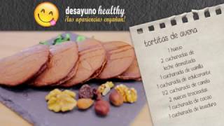 Desayunos saludables y fáciles  Receta tortitas de avena y mermelada sin azúcar [upl. by Eneleahs]