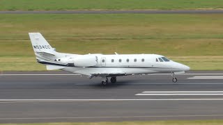 Cessna Citation XLS N534CC landing in PDX [upl. by Edyth219]