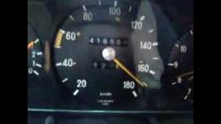 mercedes benz w123 300d top speed [upl. by Gorey]