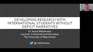 Research with international students without deficit narratives [upl. by Anined29]