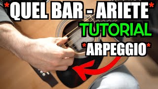 Tutorial Chitarra  QUEL BAR  ARIETE  Arpeggio Intro [upl. by Asilrak347]