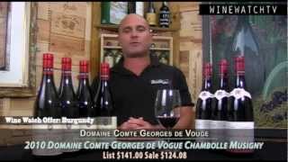 Domaine Comte Georges de Vouge 2010 Offering [upl. by Pradeep]