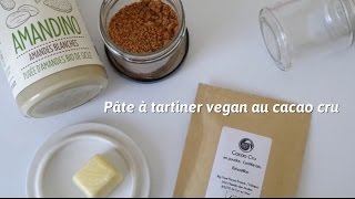 Recette Pâte à tartiner vegan au cacao cru [upl. by Strohben954]