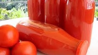 πως φτιαχνουμε κονσερβα ντοματα  making canned  preserved tomatoes [upl. by Eizdnil]