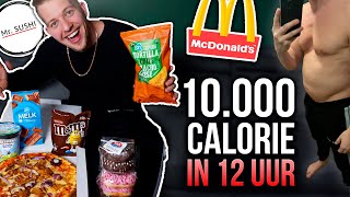 10000 CALORIE CHALLENGE IN 12 UUR [upl. by Vanni]