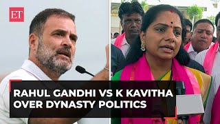 Rahul Gandhi hurls one family rule jibe at Telangana CM Kavitha says funniest thing ever heard [upl. by Tyrrell851]