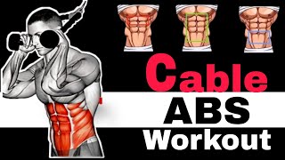 6 Best Cable ABS Workout  Cable Crunch  Resistance band Abs Exercises [upl. by Tsew]