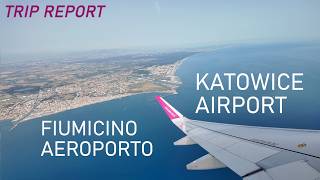 Lecę z Rzymu FCO do Katowic KTW  Wizzair  A320neo  Trip report [upl. by Leanne]