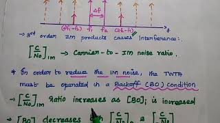 Intermodulation Noise in Satellite Communication [upl. by Ecirad]