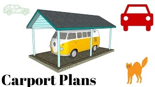 Free Carport Plans [upl. by Lalittah]