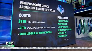 ¡Toma nota Estas son las fechas para la verificación en CDMX y Edomex  DPC con Nacho Lozano [upl. by Gadmon]