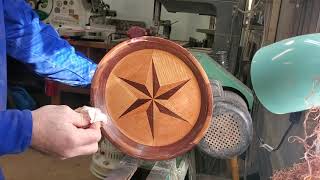 Wood Turning A Six Point Segmented Star [upl. by Joshi651]