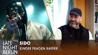 Sido bist du ohne Führerschein gefahren Kinder fragen Rapper  Late Night Berlin  ProSieben [upl. by Trepur]