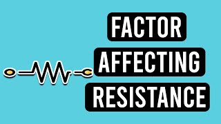 Factor affecting resistance In Hindi [upl. by Sacks]