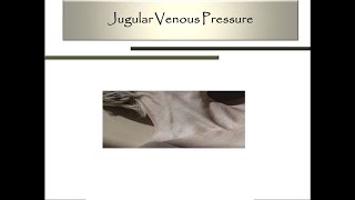 Examination of Jugular Venous Pressure and JVP waveform [upl. by Syned]