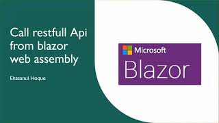 Call web api from blazor  Call rest api from blazor  Net 80 blazor webassembly [upl. by Malloy822]