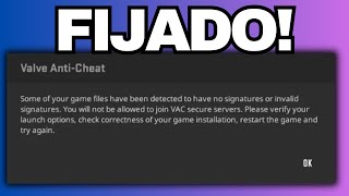 Repare CS2 Se Ha Detectado Que Algunos de Los Archivos de su Juego no Tienen Firma o no Son Válidos [upl. by Suirtemed]