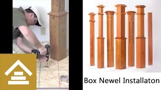 How to install a Box Newel [upl. by Uel62]