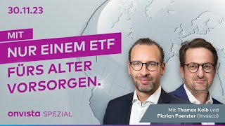 Mit nur einem ETF entspannt fürs Alter vorsorgen – Die ganze Welt in einem ETF [upl. by Isolt692]