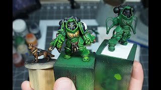 Salamander MiniPainting Aggressors  Dogmeat [upl. by Ardnat]