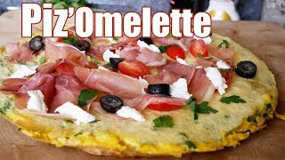 Pizza omelette Italienne 🍕🥚 [upl. by Otrebor]