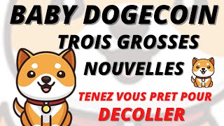 BABY DOGECOIN DES NOUVELLES QUI PEUVENT TOUT CHANGER [upl. by Aicelav]