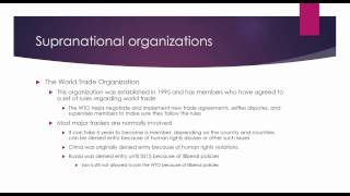 Unit 3 Lesson 1 EU Supranational Organizations [upl. by Doss]