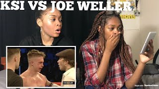 KSI VS JOE WELLER FIGHT REACTION [upl. by Htrowslle109]