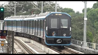 Attractive Coverages Of Pune Metro Trains At Newly Opened Yerwada Metro Station [upl. by Ymarej]