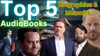 Top 5 Audiobooks in Biographies amp Memoirs  Best Audiobooks [upl. by Ambrogino]