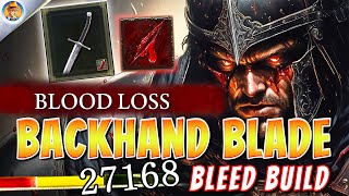 This BEST Backhand Blade Bleed Build SHREDS Elden Ring DLC Build Guide [upl. by Larena]