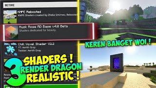 3 SHADER MCPE 120 TERBAIK SAAT INI   Shaders for mcpe 120  mcpe shaders 120  shaders [upl. by Vito]