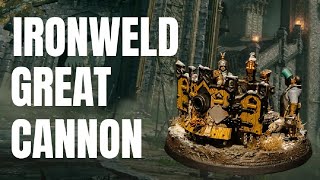 Painting Ironweld Great Cannon  Greywater Fastness  Age of Sigmar [upl. by Nylekoorb]