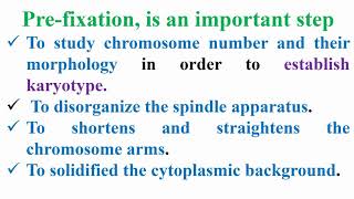 Purpose of Pretreatment and Prefixation of Plant Roots Tips for Mitosis Divisions [upl. by Brockie]