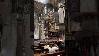 Inside Duomo Milano duomomilano travel italy [upl. by Ekusoyr411]