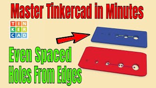 Easily Space Tinkercad Holes evenly from the circles edges 💯🤯 [upl. by Schoenfelder922]