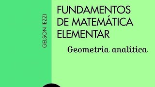 Questão 7 fundamentos da matemática 7 Geometria analítica [upl. by Ateuqahs]