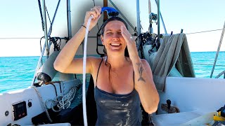 How I Shower Living Aboard My Sailboat [upl. by Elrebma]