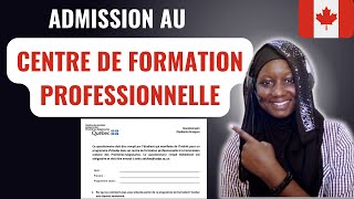 Demande dadmission en formation professionnelle au Canada en 2024 [upl. by Osrit]