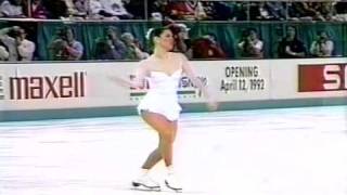 Nancy Kerrigan USA  1992 Worlds Ladies Free Skate [upl. by Corabelle657]