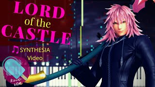 KH3 Lord of the Castle  ReMind Version  Synthesia Tutorial Data Marluxia Limit Cut Orchestral [upl. by Hgielek]