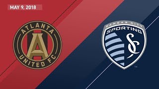 HIGHLIGHTS Atlanta United FC vs Sporting Kansas City  May 9 2018 [upl. by Renato637]