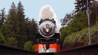 What It Looks Like To Get Hit By A Giant Steam Train As It Thunders Over the Camera at High Speed [upl. by Loar]