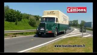 Camions de collection — Les rois de la route au pays des Chtis 2012  1re partie [upl. by Arbma621]