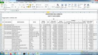 Tutorial SIMRS Khanza RSU Lirboyo Inventaris [upl. by Htinek]