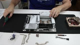 Noctua NHL12Sx77 unboxing amp installation [upl. by Jinny]