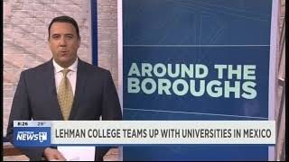 NY1 News Lehman College Signs Historic Agreement with Eight Mexican Universities [upl. by Ttej]