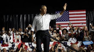 Obama campaigns for Stacey Abrams in Georgia [upl. by Hamforrd]