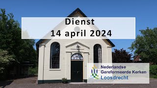 Dienst NGK Loosdrecht 14 april  Ds A Siebenga [upl. by Spencer]