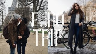 TRAVEL DIARY EURO TRIP  London Paris  Amsterdam [upl. by Ahsirt733]